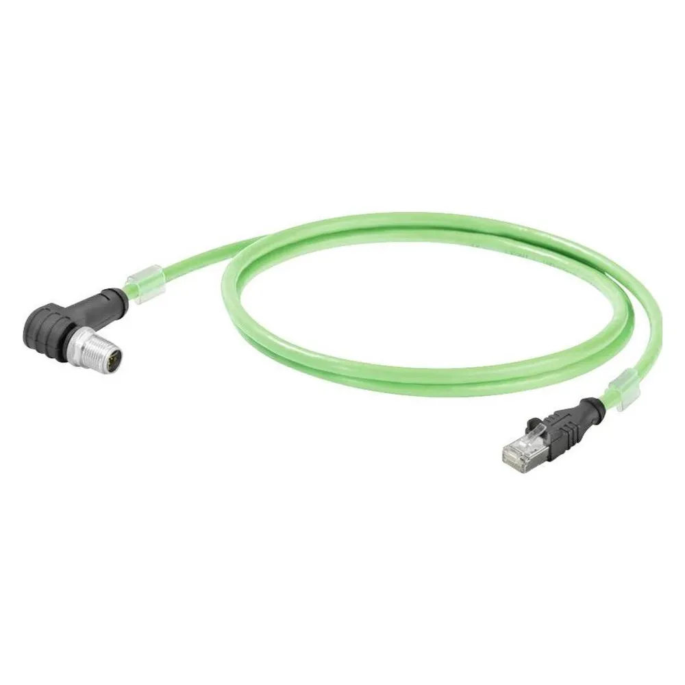 Weidmüller 2485600250 Sensor-/Aktor-Datensteckverbinder, konfektioniert M12 Stecker, gewinkelt