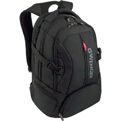 Rucksack Wenger Transit Deluxe 16" Polyester 3 Fächer Schwarz