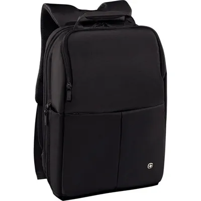 Rucksack Wenger Reload 14" Schwarz mit Schnellzugriffstaschen und Fächern