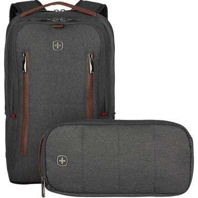 Rucksack Wenger City Upgrade 16" Polyester 15L Grau