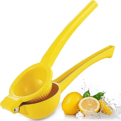 WestCraft Zitruspresse Zitruspresse Metall Citrus Sqeezer Entsafter mit Griff Saftpresse, Zitrone, Limette & Mandarine pressen, ihr Motto: Sauer macht Lustig !