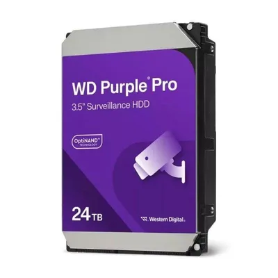 Disco Duro Western Digital Purple Pro WD240PURP 24TB HDD 7200rpm SATA III 287MB/s AI Optimiert