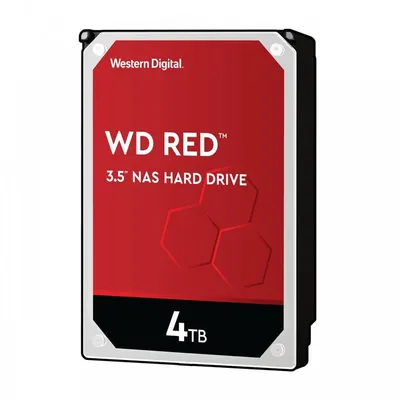 Western Digital Red Interne Festplatte 4 TB 5400 RPM 256 MB 3.5" Serial ATA III