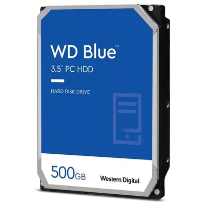 Western Digital Blue Interne Festplatte 500 GB 7200 RPM 32 MB 3.5" Serial ATA III