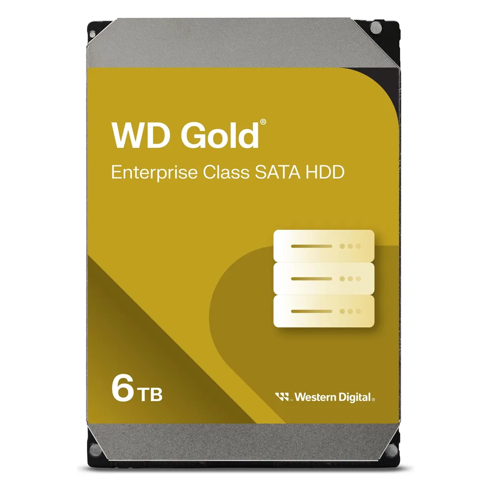 Western Digital Gold WD6004FRYZ Interne Festplatte 3.5" 6 TB Serial ATA III
