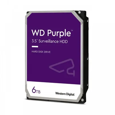 Western Digital Purple Surveillance Interne Festplatte 6 TB 5700 RPM 128 MB 3.5" SATA