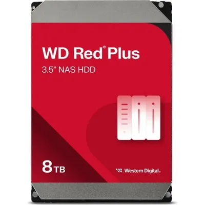 Festplatte Western Digital Red Plus 8TB HDD 3.5 5640rpm SATA 6Gbps 256MB