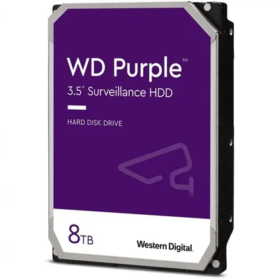 Western Digital WD Purple Interne Festplatte 8 TB 5640 RPM 128 MB 3.5" Serial ATA III