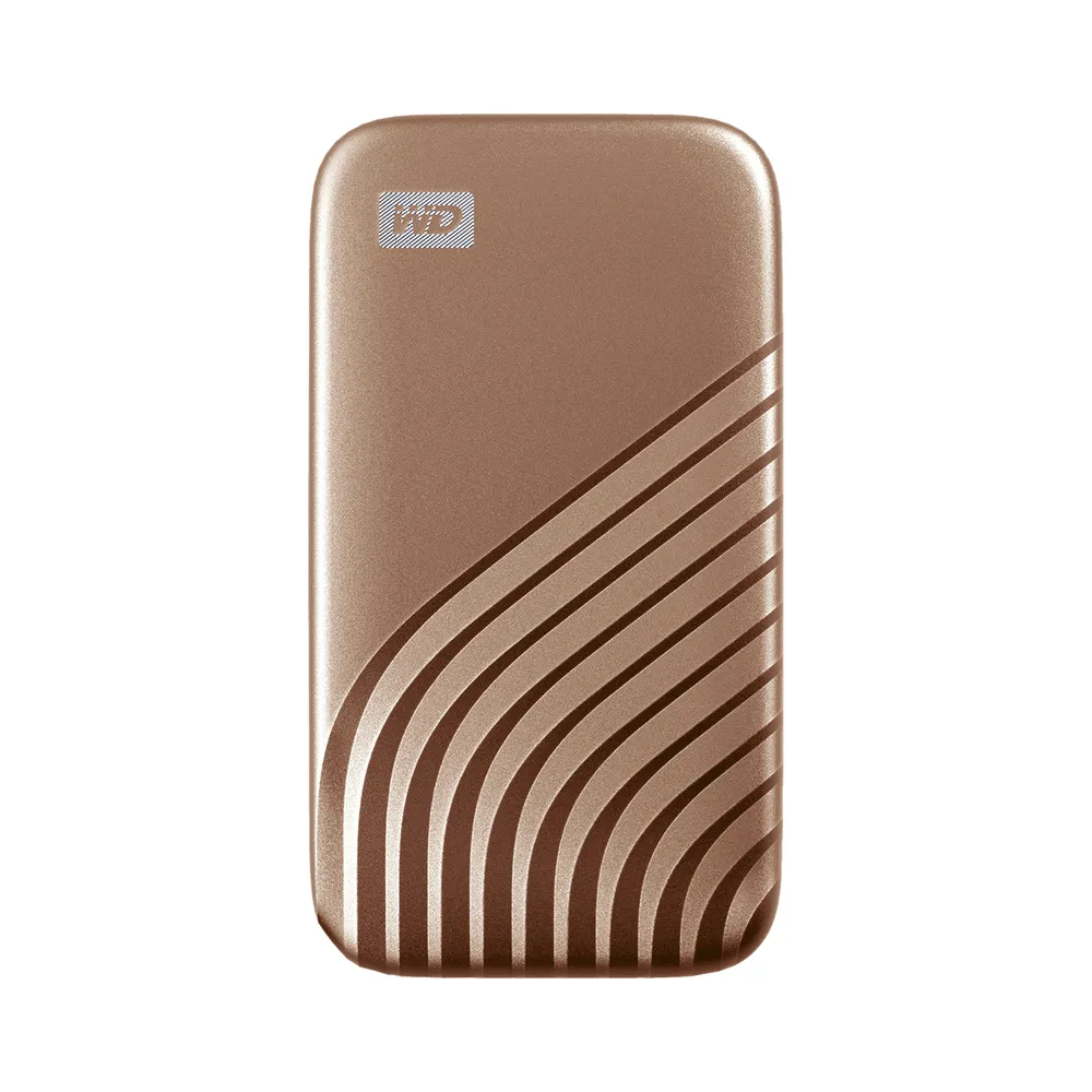 Western Digital WD My Passport SSD gold 2TB | wdbagf0020bgd-wesn | USB-C 3.1