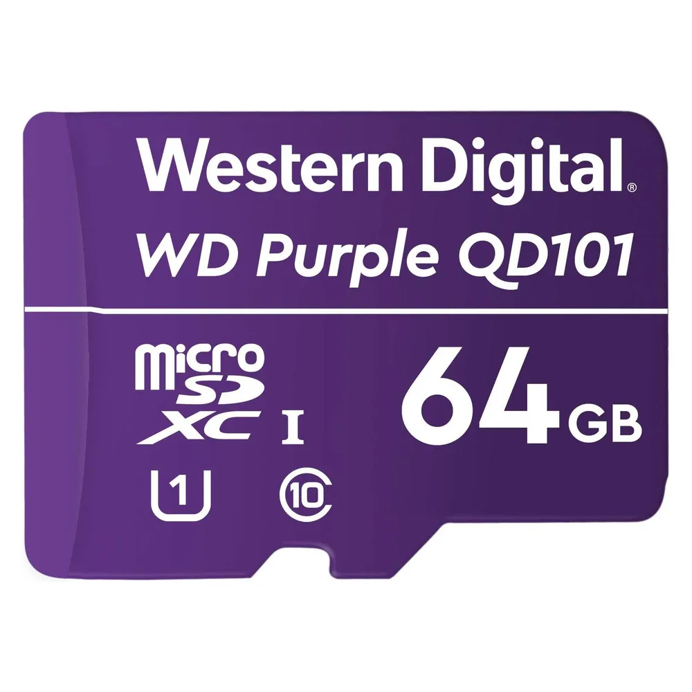 WD Purple (64 GB, microSDXC, U1, UHS-I)