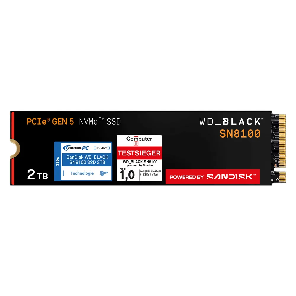 WD Black SN8100 2TB NVMe SSD