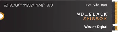 WD Black SN850X 2 TB NVMe SSD