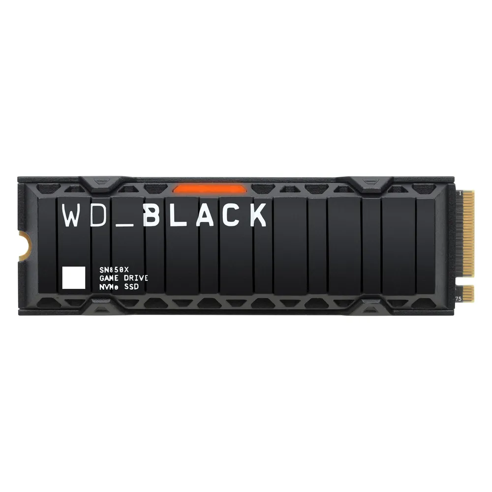 WD Black SN850X 2 TB Kühlkörper NVMe SSD
