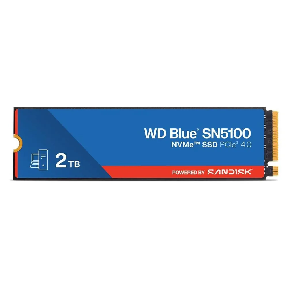 WD Blue SN5100 powered by SANDISK (2000 GB, M.2 2280)