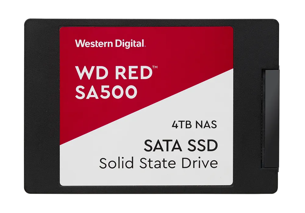 Western Digital WD Red SA500 NAS SATA SSD 4TB | wds400t1r0a | 2.5" / SATA 6Gb/s