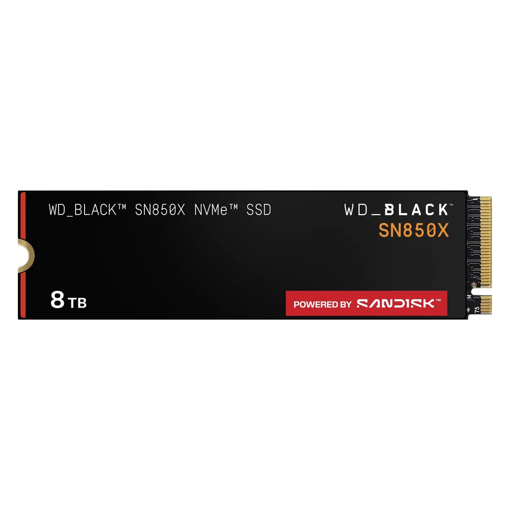 WD Black SN850X 8TB NVMe SSD