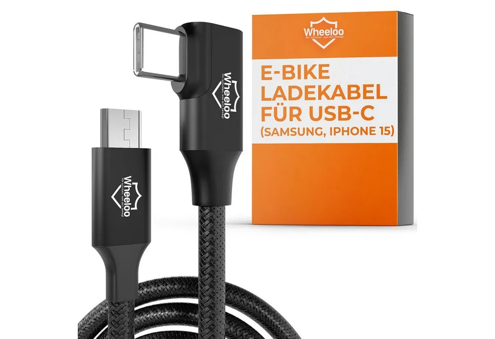 Wheeloo Ebike Ladekabel für alle Fahrradcomputer zB. Bosch, Yamaha, Impulse Smartphone-Kabel, Mikro USB Kabel mit OTG Funktion