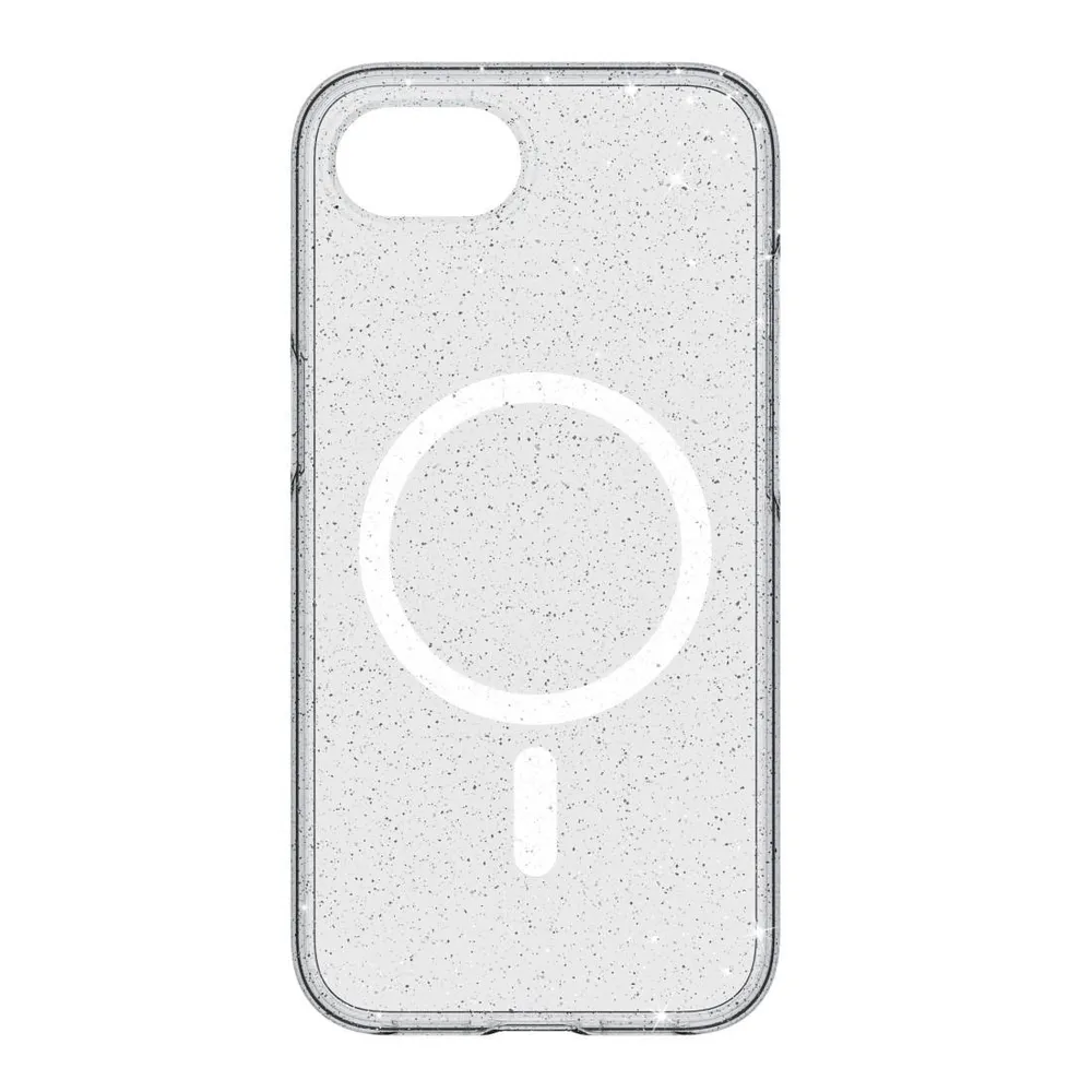 "Cover ""Mag Glitter Case"" für Apple iPhone 16e, Transparent (00229692)"