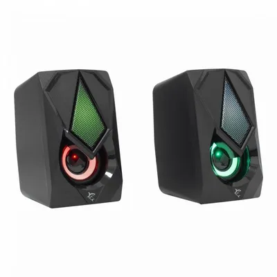 Lautsprecher White Shark BEAT 2.0 kabelgebunden 6 W mit USB-Beleuchtung