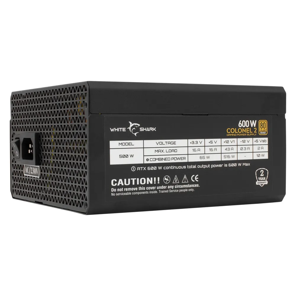 White Shark GPSU-B600S Colonel-2 600W 80 Bronze FullModular