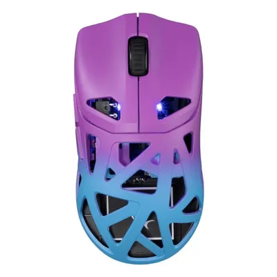 Maus White Shark DAGONET Bluetooth 12000 DPI Blau Lila Ambidextrisch