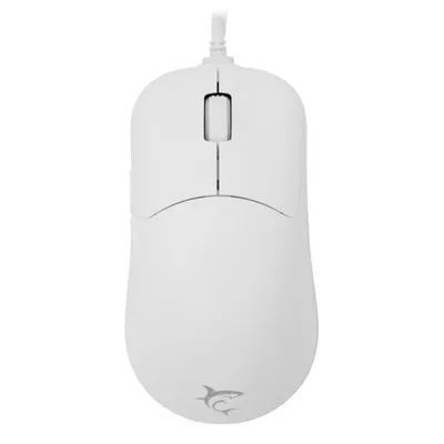 Maus White Shark GRAPHENE-W USB Type-A + PS/2 12400 DPI Weiß 6 Tasten