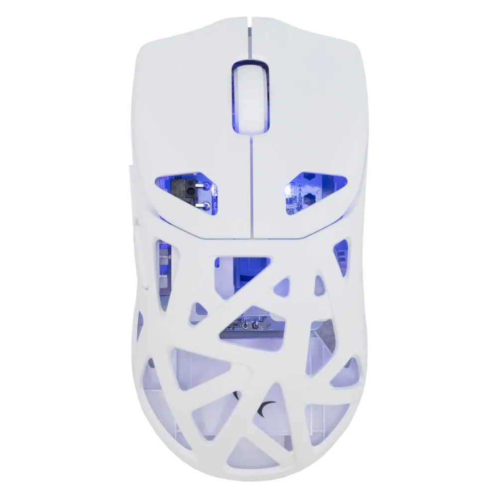 Maus White Shark DAGONET Bluetooth 12000 DPI Weiß 6 Tasten Ambidextrous