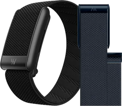 WHOOP 5.0 Peak Schwarz Mitgliedschaft 1 Jahr + WHOOP 5.0 SuperKnit Luxuriöses Armband Dunkelblau