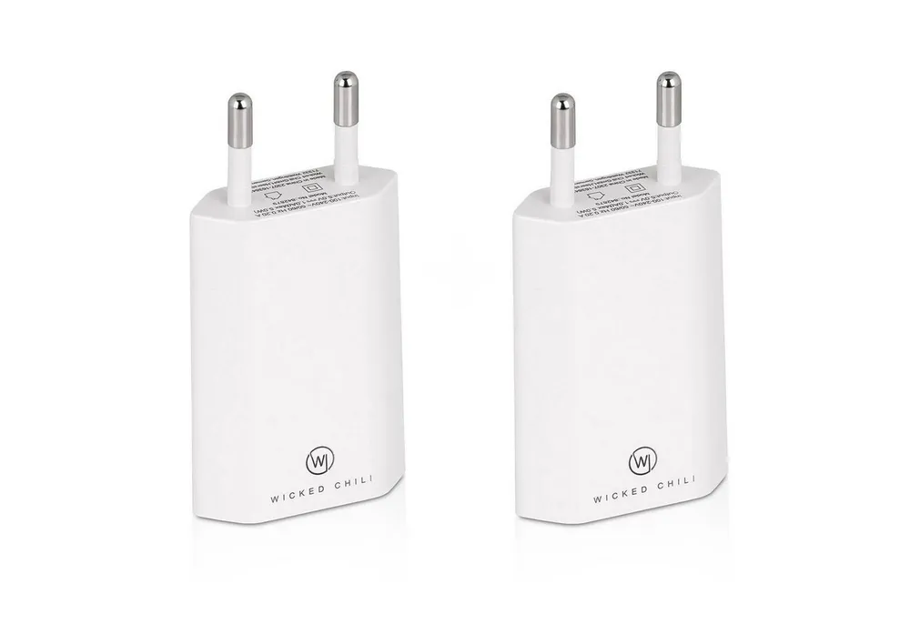 Wicked Chili 2x Pro Series Netzteil USB Adapter Netzstecker USB Steckernetzteil