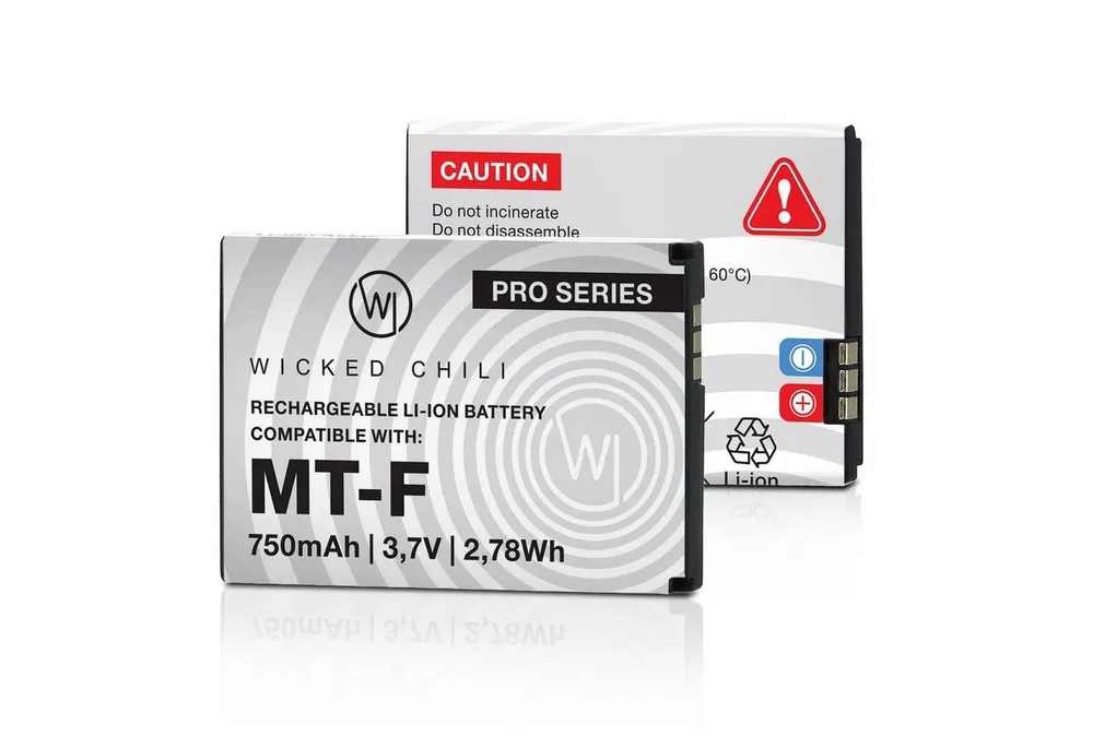 Wicked Chili Akku für AVM FRITZ!Fon C5, C4, M2, MT-F (Li-Ion) Zusatz-Akku MT-F (03. Jul V)