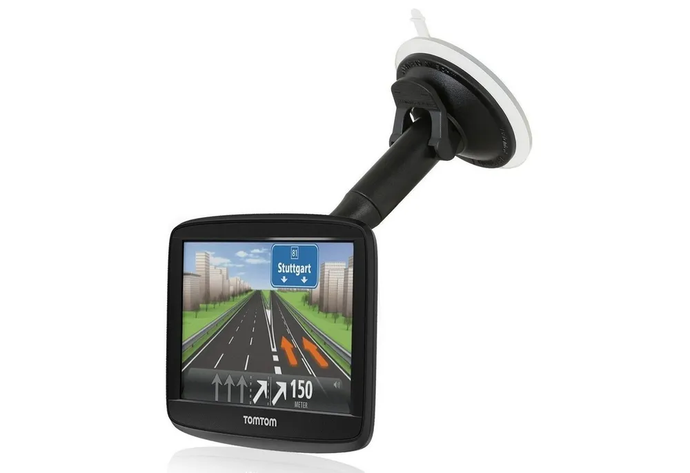 Wicked Chili Navigationsgeräte-Halterung Auto Halterung für TomTom START 42/52/62 VIA 52/62, (1er Set, 1-tlg., Made in Germany, Vibrationsfrei, 360°drehbar, KFZ-Saugnapfhalterung)