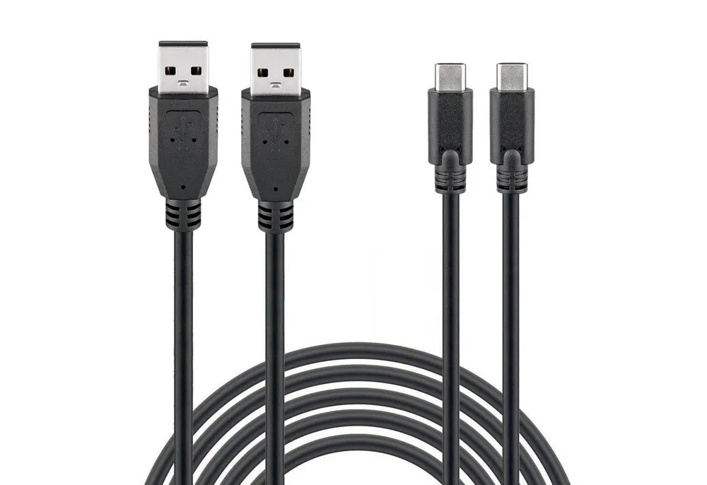 Wicked Chili USB-C Ladekabel für PS5, XBOX X/S Controller Gaming-Controllerkabel, USB-C, USB-A (300 cm), Extra Lang, 3A Fast Charge, mit Knickschutz, Play & Charge Gaming-Cont