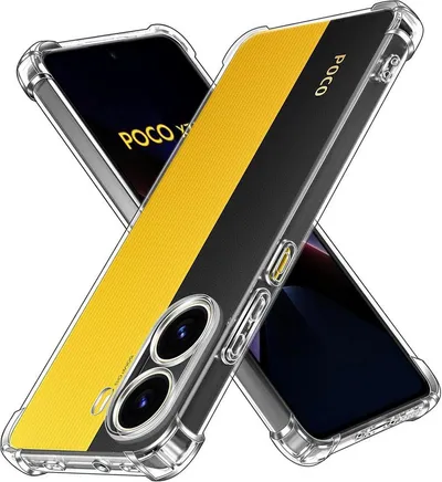 Widmann-Shop Handyhülle Poco X7 Pro Poco X7 Case Hülle Transparent Cover Hülle Handy