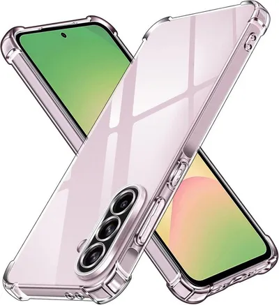 Widmann-Shop Smartphone-Hülle Case für Samsung Galaxy A57 5G Cover Transparent Schutzhülle, vergilbungsfrei, für Galaxy A57 5G, Hülle
