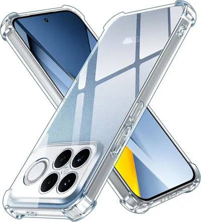 Widmann-Shop Smartphone-Hülle Poco F8 Pro Poco F8 Ultra Case Hülle Transparent Cover Hülle Handy