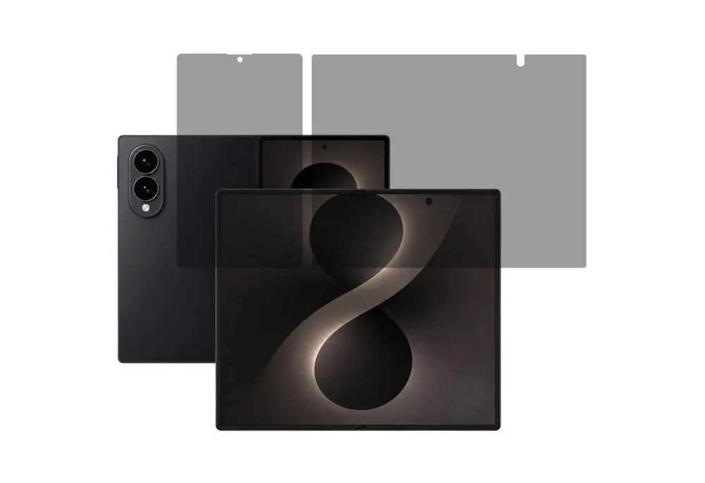 Wigento Displayschutzfolie 2 in 1 Privacy Hydrogel für Samsung Galaxy Z Fold8 Full Cover Anti Spy für Samsung Galaxy Z Fold8 5G, Privacy Schutz, 28 Grad Blickschutz, Full Screen