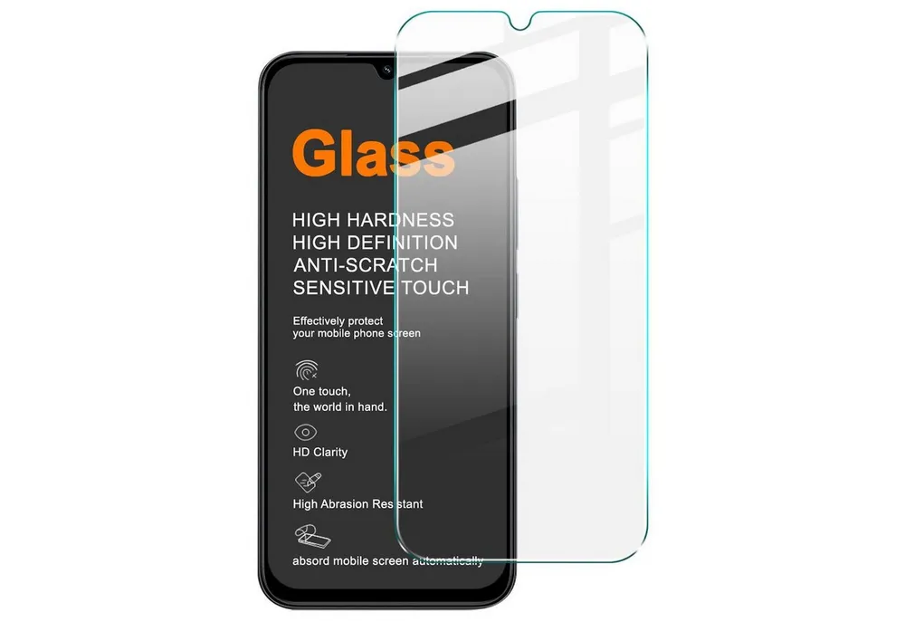 Wigento Displayschutzglas 1x für Xiaomi Redmi A7 Pro Bildschirmschutz 9H HD Hartglas für Xiaomi Redmi A7 Pro, 9H Härte, HD klar