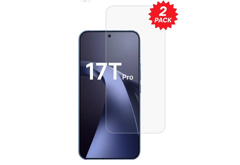 Wigento Displayschutzglas 2x für Xiaomi 17T Pro Bildschirmschutz 9H HD Hartglas für Xiaomi 17T Pro, Spar Set 0,26mm 9H 2.5D Hart Glas Folie, hoher Schutz