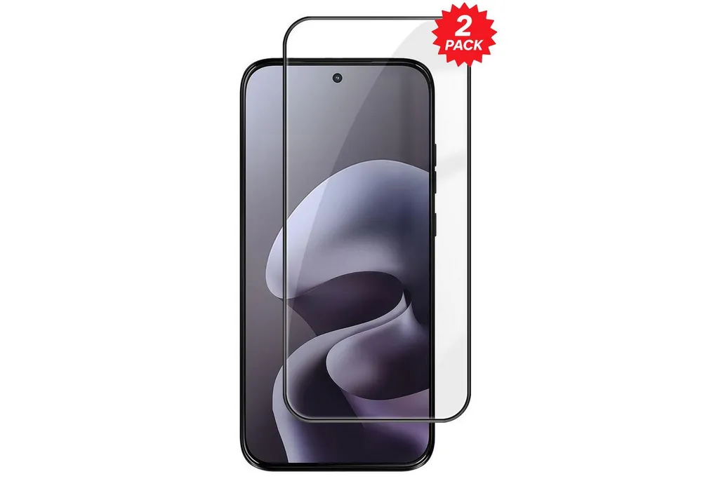 Wigento Displayschutzglas Full Cover 2x für Motorola Moto G67 5G / G77 5G 3D 9H Hartglas für Motorola Moto G67 5G / G77 5G, Spar Set 3D Full Display Schutz Glas