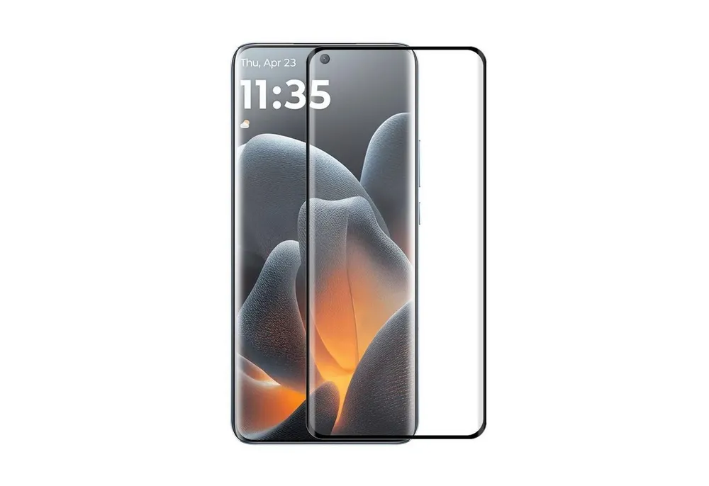 Wigento Displayschutzglas Full Cover Curved 1x für Motorola Edge 70 Fusion Bildschirmschutz 3D für Motorola Edge 70 Fusion, 3D Curved Full Cover, 9H Härte