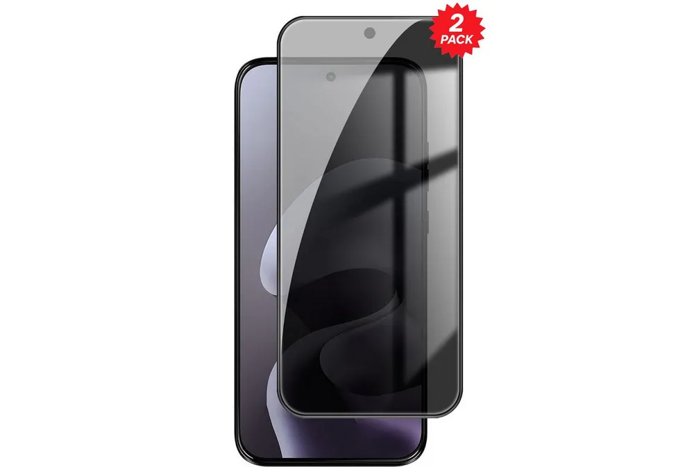 Wigento Displayschutzglas Privacy 2x für Motorola Moto G67 5G / G77 5G 9H Hartglas Blickschutz für Motorola Moto G67 5G / G77 5G, Spar Set Privacy Display Schutz Glas