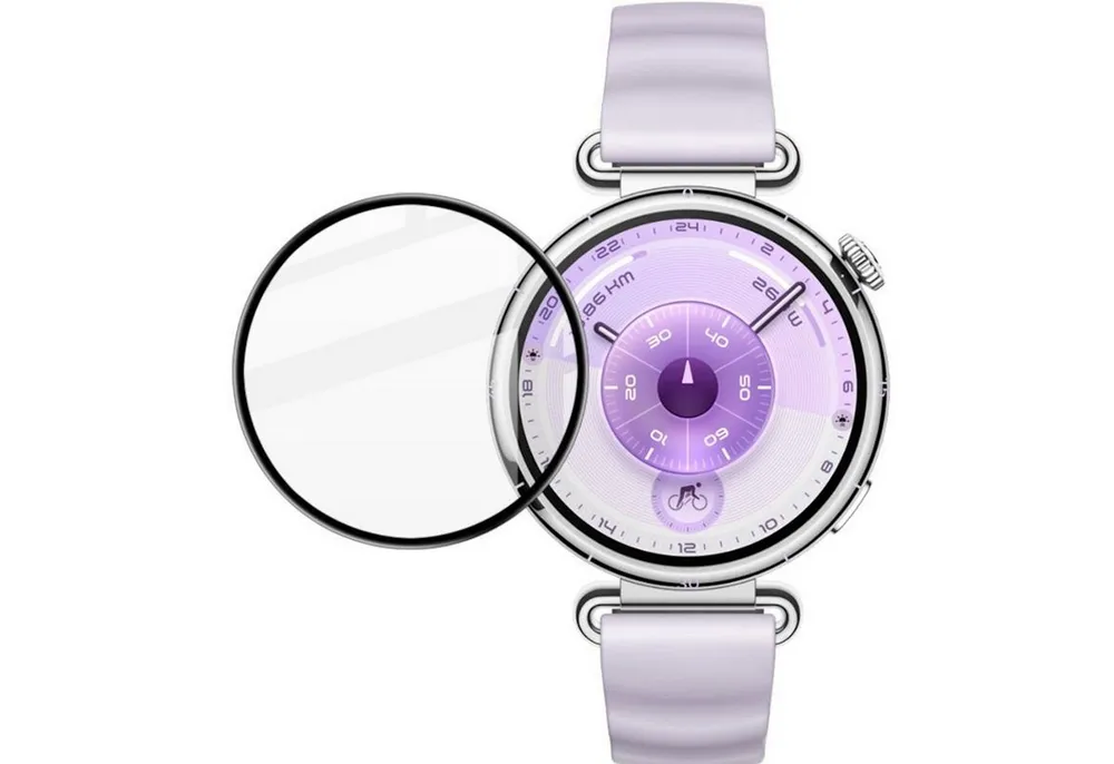 Wigento Displayschutzglas Smartwatch für Huawei Watch GT 6 41mm Schutzglas Plexiglas Display HD für Huawei Watch GT 6 41mm, Plexiglass HD Oberfläche