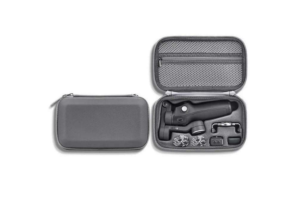 Wigento Für DJI Osmo Mobile 7 / 7P Tragetasche Stoßfest Grau Zubehör Drohne