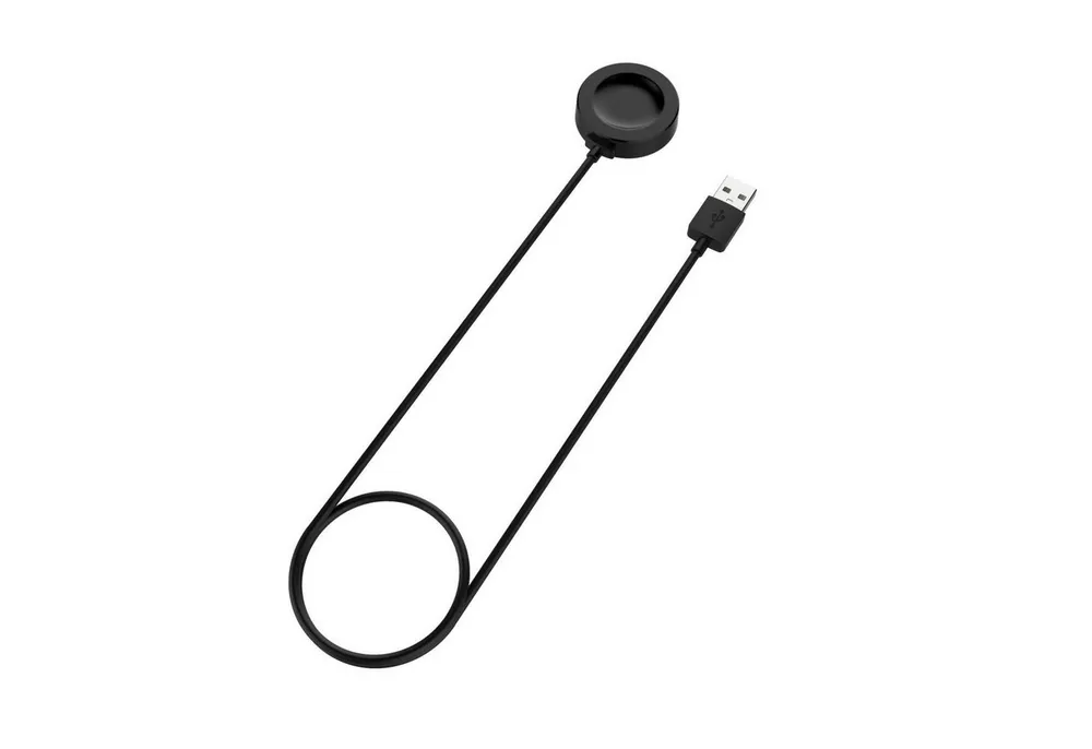 Wigento Für Huawei Watch D2 USB Integriertes Watch Ladekabel 1 Meter Schwarz Stromadapter