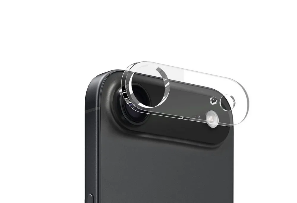 Wigento Handyhülle Für Apple iPhone 17 Air Schutz Hart Glas Kamera Linsen Komplettschutz, 9H Glas, HD-Klarheit, kratzfest