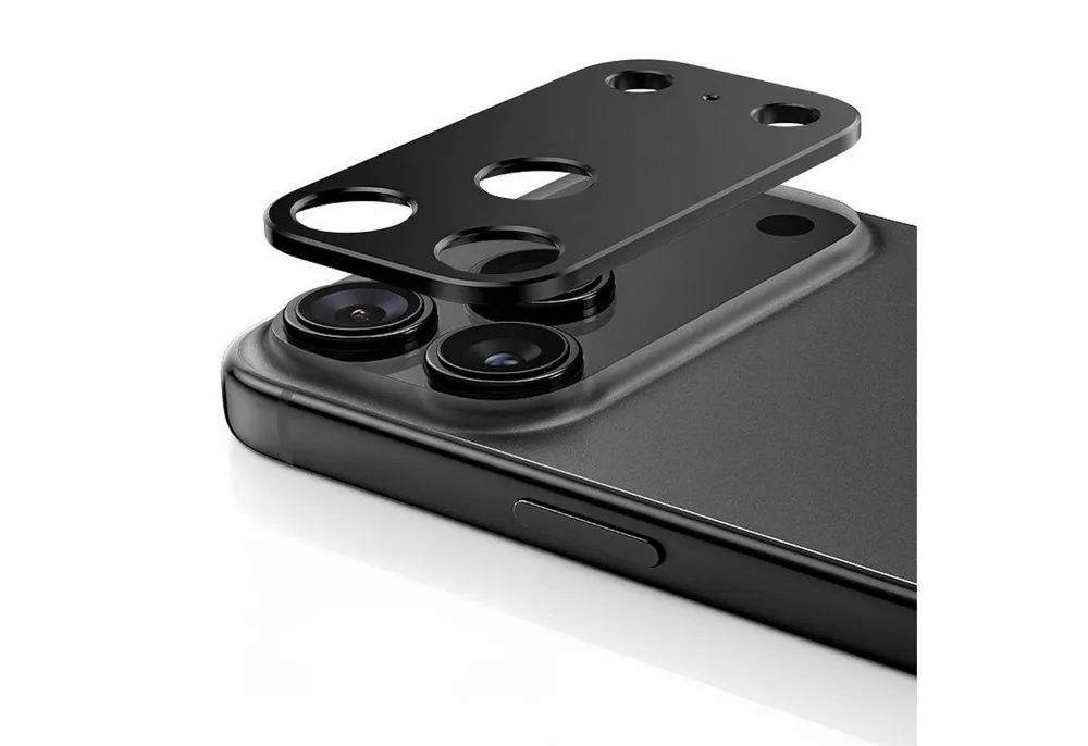 Wigento Handyhülle Für Apple iPhone 17 Pro Kalebol Premium Metall Kamera Linsen Schutz, Aluminium Kamera-Schutzring mit Anti-Fingerprint-Beschichtung