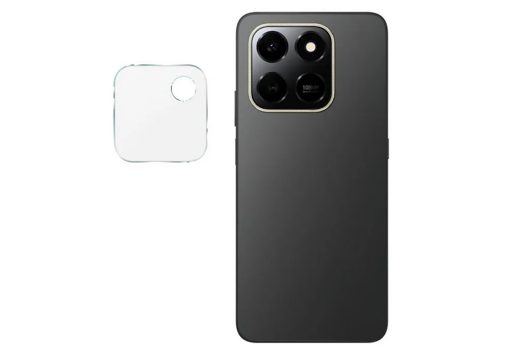 Wigento Handyhülle Für Honor 400 Smart 4G Schutz Hart Glas Kamera Linsen Komplettschutz, 9H Glas, HD-Klarheit, kratzfest
