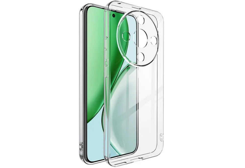 Wigento Handyhülle für Honor Magic 8 Lite TPU Silikon Slim Dünn Flexibel Transparent 6,79 Zoll, Stilvolle TPU Hülle, präzise Aussparungen, schützend
