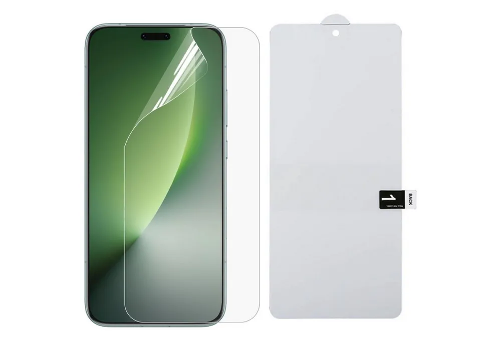 Wigento Handyhülle Für Honor Magic 8 Pro Screen Protector Hydrogel Display Schutz Folie, Vollbildschutz, Explosion-proof Hydrogel-Film