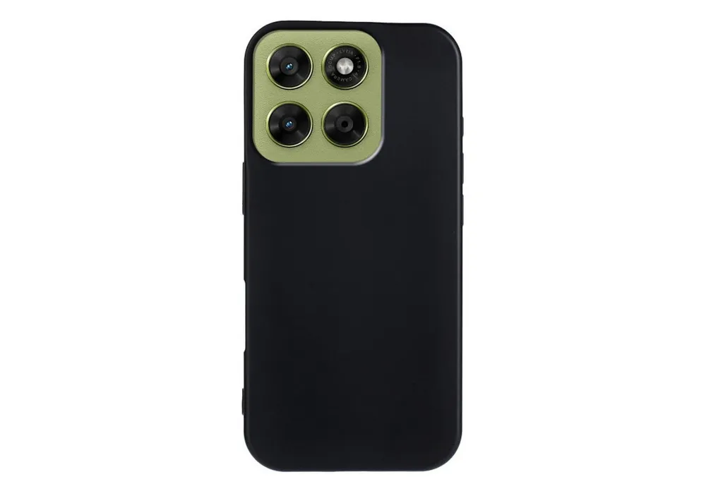 Wigento Handyhülle für Motorola Moto G67 / Moto G77 TPU Silikon Dünn Flexibel Schwarz 6,78 Zoll, Stilvolle TPU Hülle, präzise Aussparungen, schützend